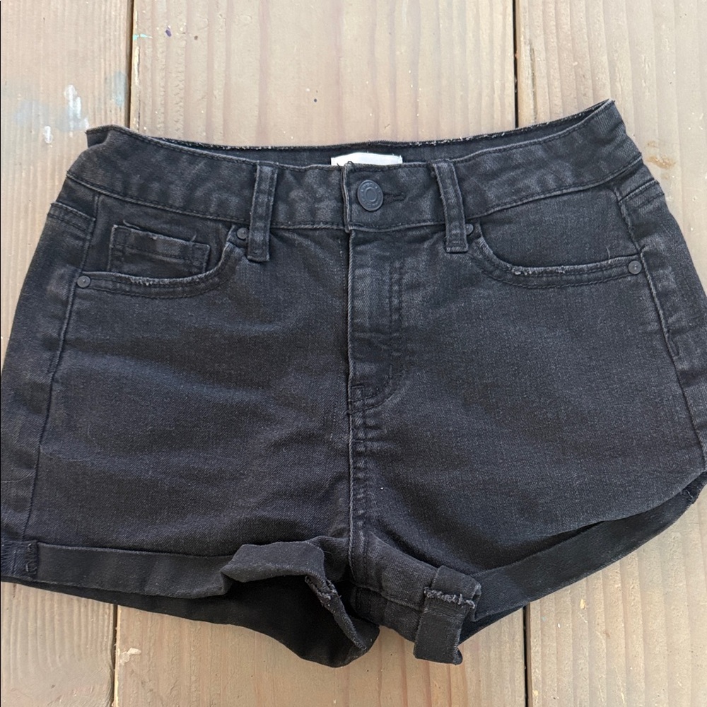RSQ Black Denim Kids Shorts